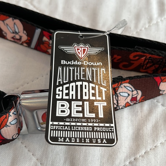 Buckle Down Kids Elmer Fudd Seatbelt Belt NWT - Picture 7 of 8